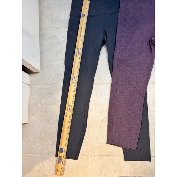 Lululemon Leggings‎ Bundle – Size 10 (Black + Purple Speckle) - Picture 2 of 10